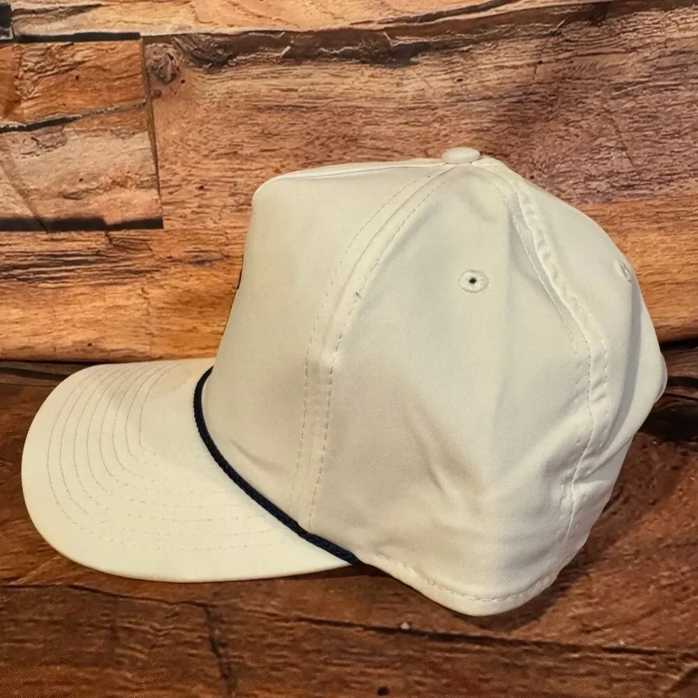 Imperial 5054 Rope Hat Men's One Size Adjustable White Polyester Spandex Golf